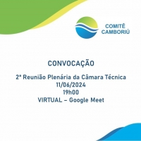 Câmara Técnica Convoca seus Membros para 2ª Reunião Plenária