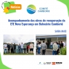 Acompanhamento das obras de recuperação da ETE Nova Esperança em Balneário Camboriú