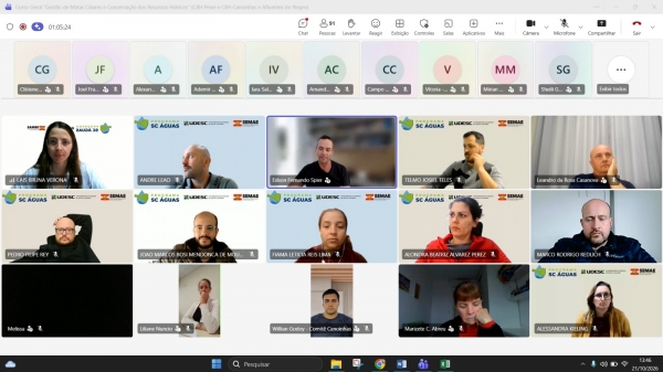 Curso aborda gest&atilde;o de matas ciliares e destaca avan&ccedil;os do Projeto Rede Mata Ciliar