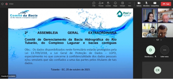 Comitê Tubarão e Complexo Lagunar inicia processo eleitoral da nova diretoria