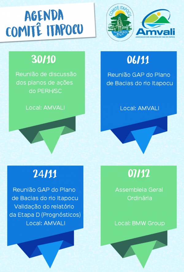 Agenda do Comitê Itapocu