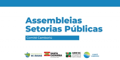 Comit&ecirc; Cambori&uacute; realiza Assembleias Setoriais P&uacute;blicas nos dias 11, 12 e 13 de maio