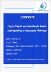 INSCRIÇÕES ABERTAS PARA A CAPACITAÇÃO GRATUITA EM GESTÃO DE BACIA HIDROGRÁFICA E RECURSOS HÍDRICOS