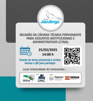 Comitê Jacutinga convoca 2ª reunião da CTAIA para alinhar eleições 2025