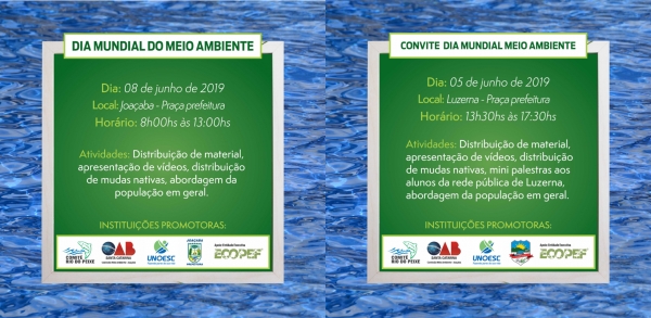 Convite: Ação na praça em prol do meio ambiente