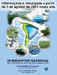 IX Encontro Nacional de Comitês de Bacias Hidrográficas