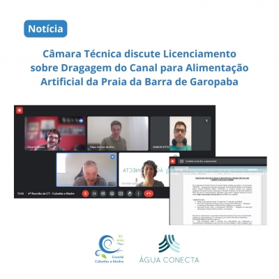 Câmara Técnica discute Licenciamento sobre Dragagem do Canal para Alimentação Artificial da  Praia da Barra de Garopaba