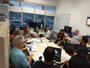 Reunião de auditoria para a prestação de contas parciais das atividades dos Comitês Itapocu e CCJ